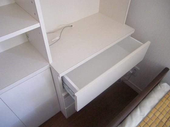 TV台兼収納棚家具制作例4