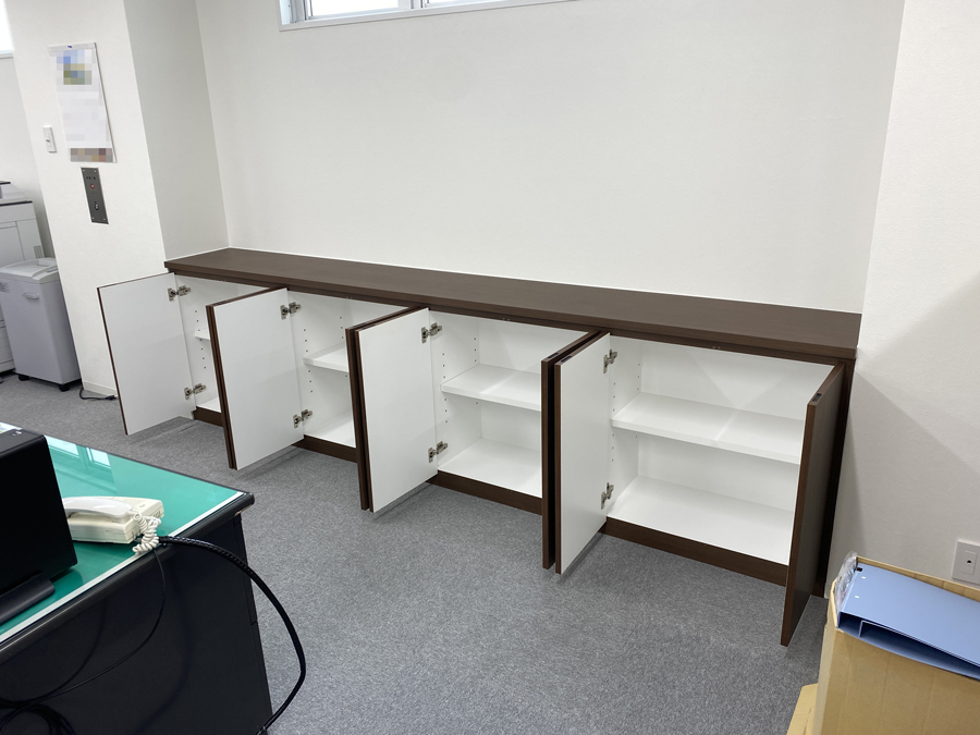 オフィス収納棚家具制作例3