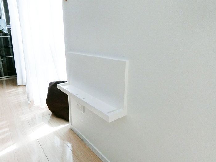 スマホ&タブレット用シェルフ家具制作例
