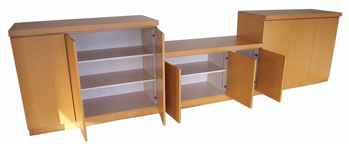 テレビ台＆収納飾り棚家具制作例