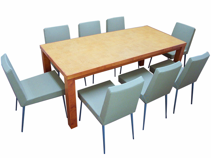 ナチュラルな6人用ダイニングテーブル家具制作例2